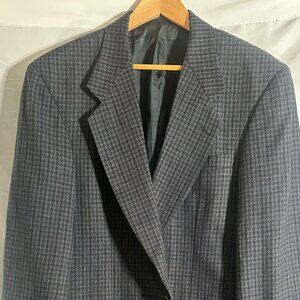 Plaid Oscar Dela Renta Blazer Sz. 44 L (As- Is)